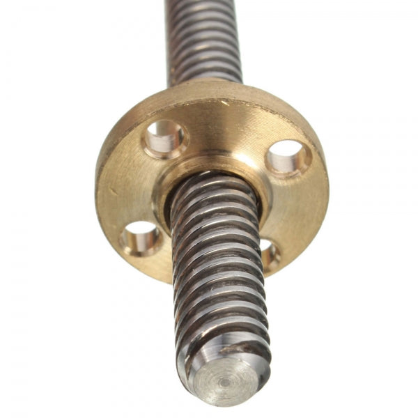 T8 x 500mm Lead Screw With Brass Nut - (D41009)