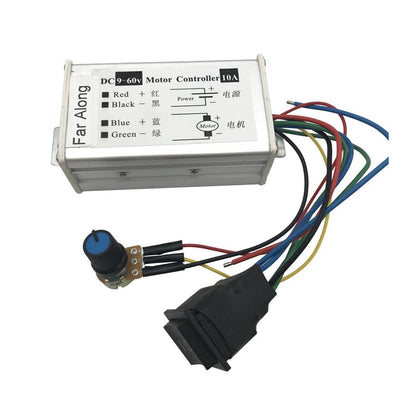 10A DC Motor Adjuster Speed Control PWM 9V-60V With Forward & Reverse - (AD36280)