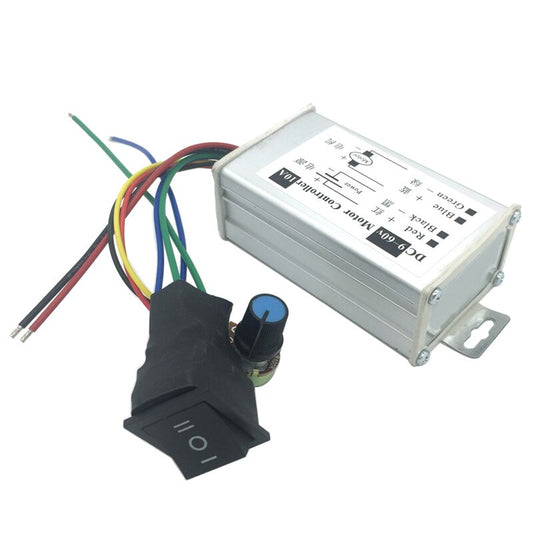 10A DC Motor Adjuster Speed Control PWM 9V-60V With Forward & Reverse - (AD36280)