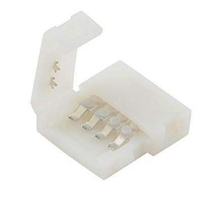 4 Pin 10mm Clip-on Coupler Connector For LED Strip Light - (AD36388)