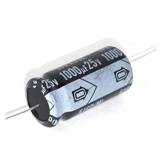 1000uF @ 25V Capacitor Electrolitico Axial - (AD36392)