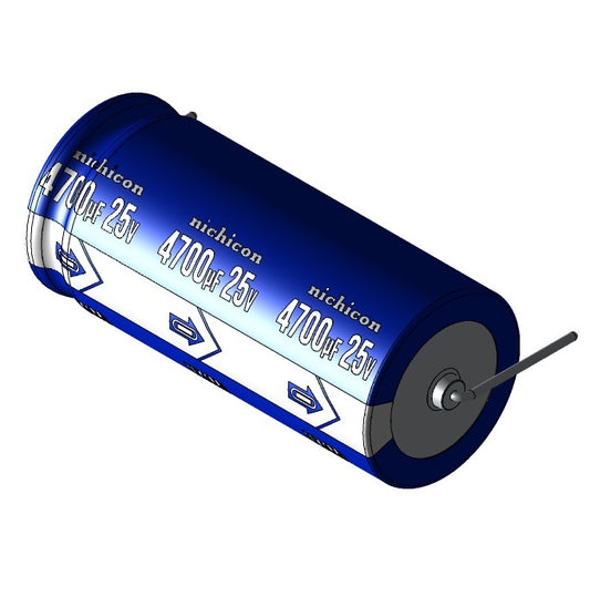 4700uF @ 25V Capacitor Electrolitico Axial - (AD36627)