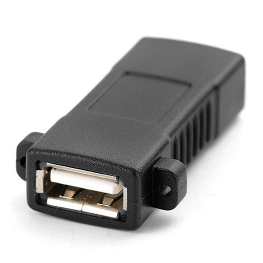 USB 2.0 Standard Female To Female Socket Panel Mount - (AD37276)