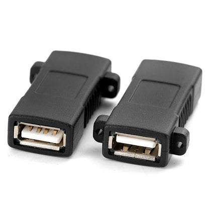 USB 2.0 Standard Female To Female Socket Panel Mount - (AD37276)