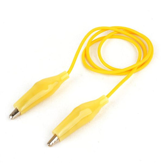 Yellow Alligator Clip Cable - (AD37569)