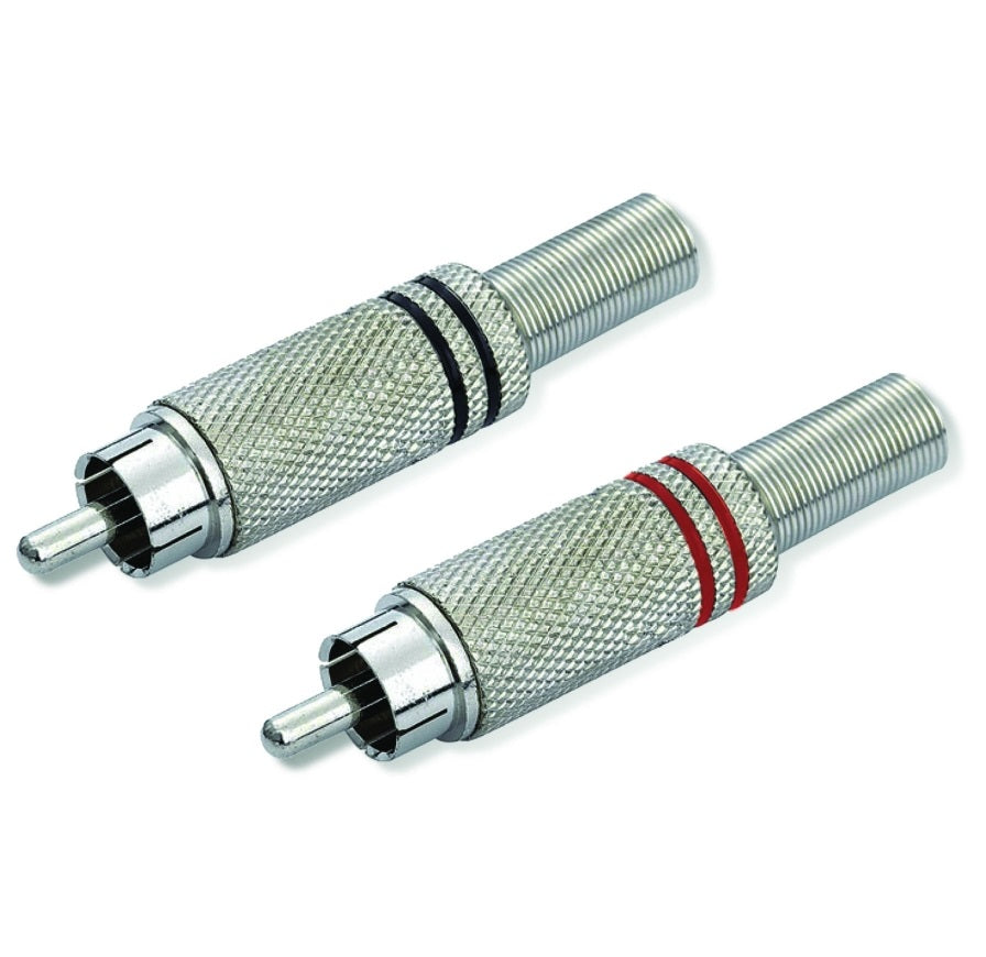 P-114A Metal RCA Plug [2 PCS] - (AD37610)