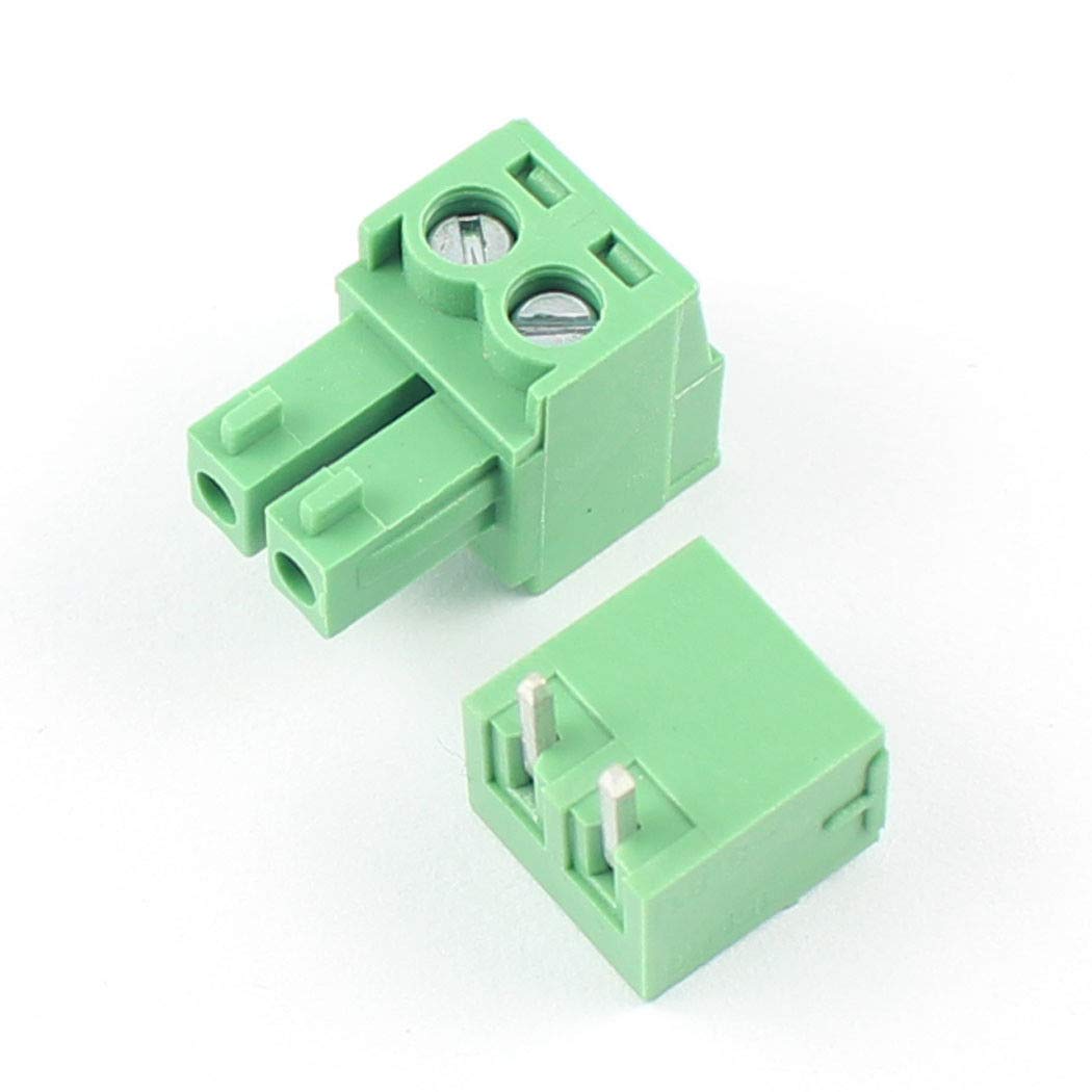 2 Pin Terminal Block Connector 3.5mm Pitch (Male & Female) - (AD37721)