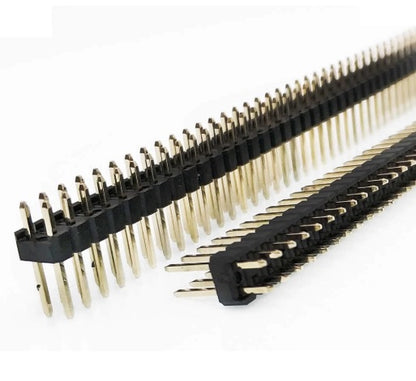 2x40 Pin 2.54mm Double Row Header Male Breakable - (AD3776)