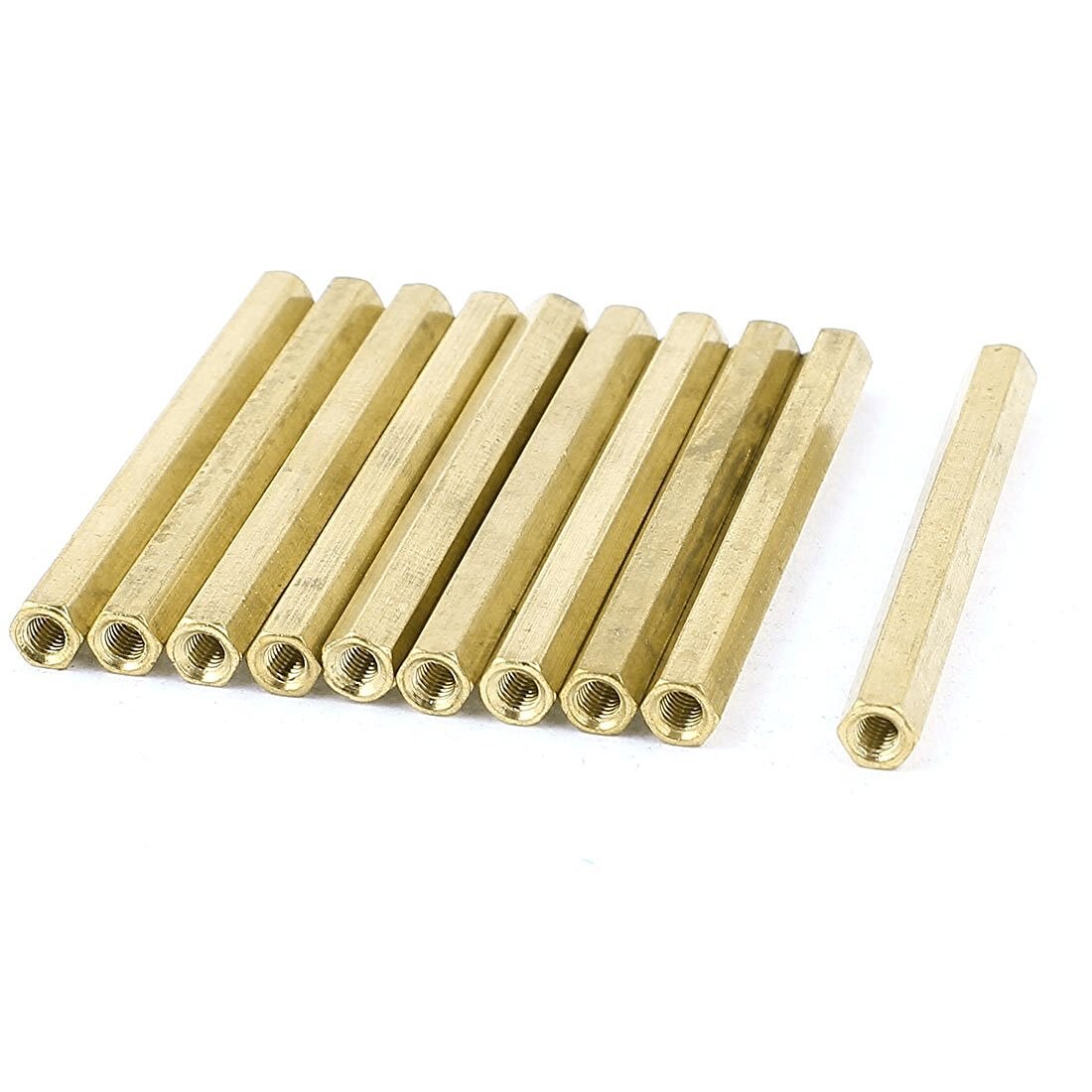 60mm M3 Female - Female Brass Spacer - (AD38181)