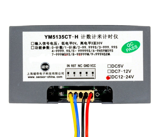 YM5135CT-H Digital Counter 0.56'' Red DC12-24V - (AD38288)