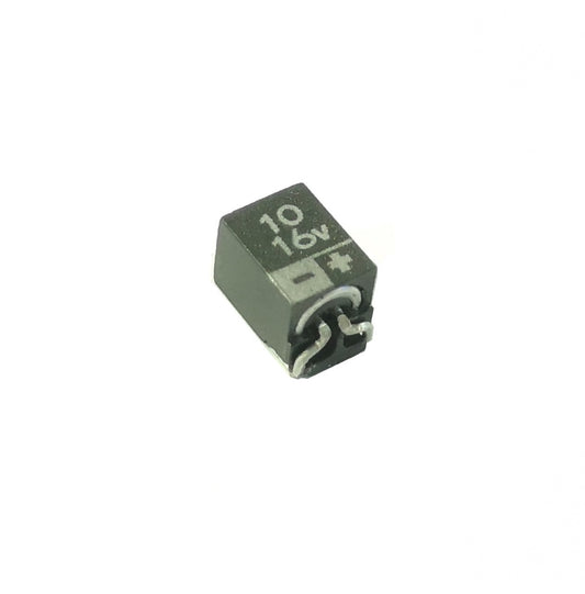 10uF @ 16V SMD Aluminum Electrolytic Capacitor - (AD38309)