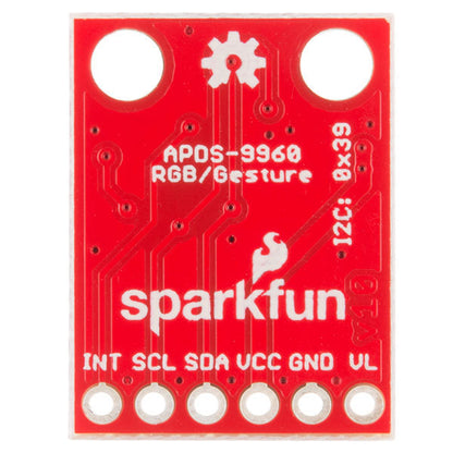 APDS-9960 - SparkFun RGB and Gesture Sensor [SEN-12787] - (AD38336)