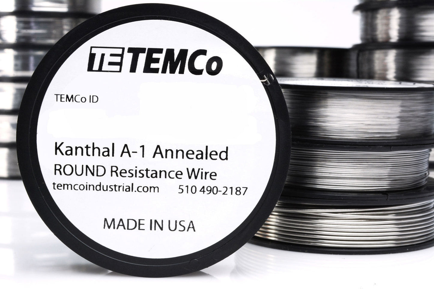 TEMCo RW0347 0.8x0.1mm Kanthal A-1 Annealed Flat Resistance Wire [METRO] - (AD38453)