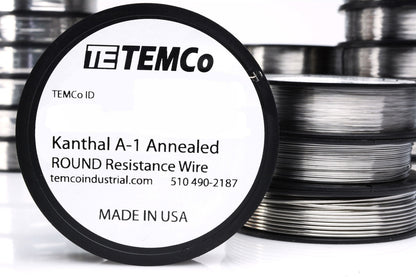 TEMCo RW0347 0.8x0.1mm Kanthal A-1 Annealed Flat Resistance Wire [METRO] - (AD38453)