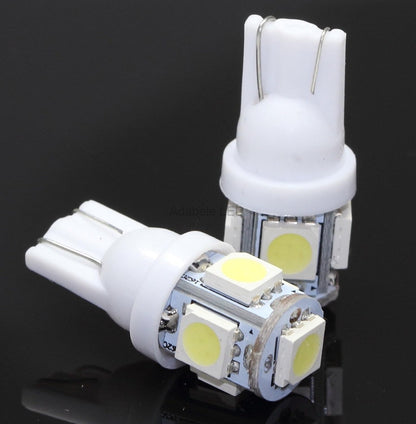 T10 5-SMD White 1W LED Light 12VDC - (AD38749)