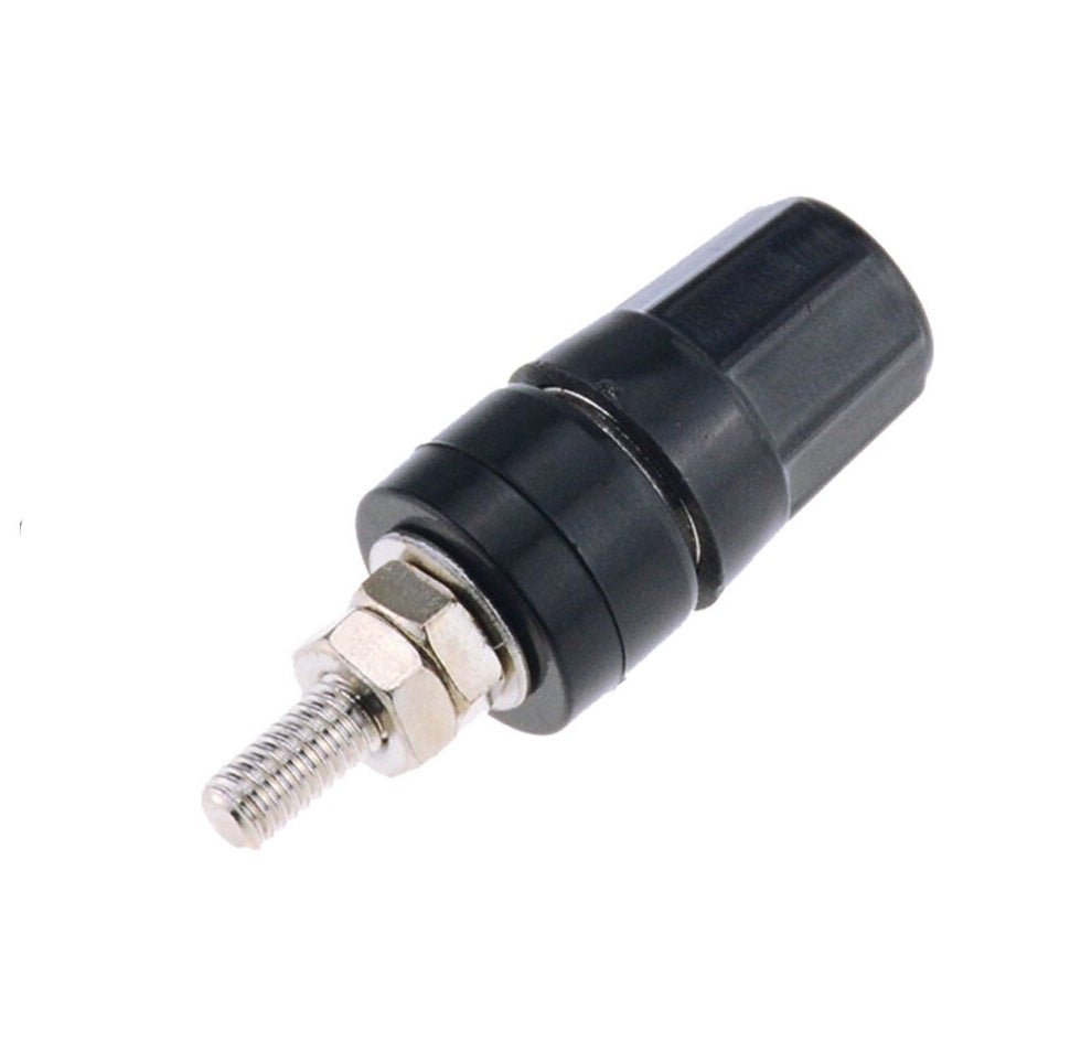 Black 4mm Banana Jack M4*36mm - (AD39056)