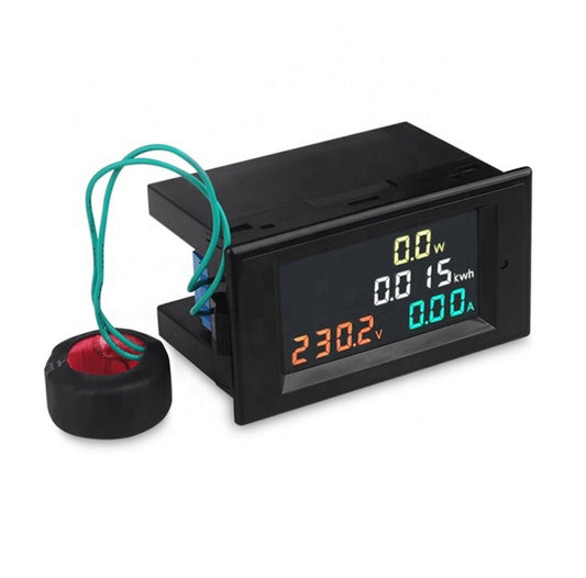 D69-2049 AC Voltmeter Ammeter Power Energy Meter (80-300VAC @ 0.01-100A) - (AD39212)