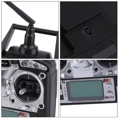 FS-T6 Flysky 6-Channel Remote Control Transmitter + Receiver - (AD39548)