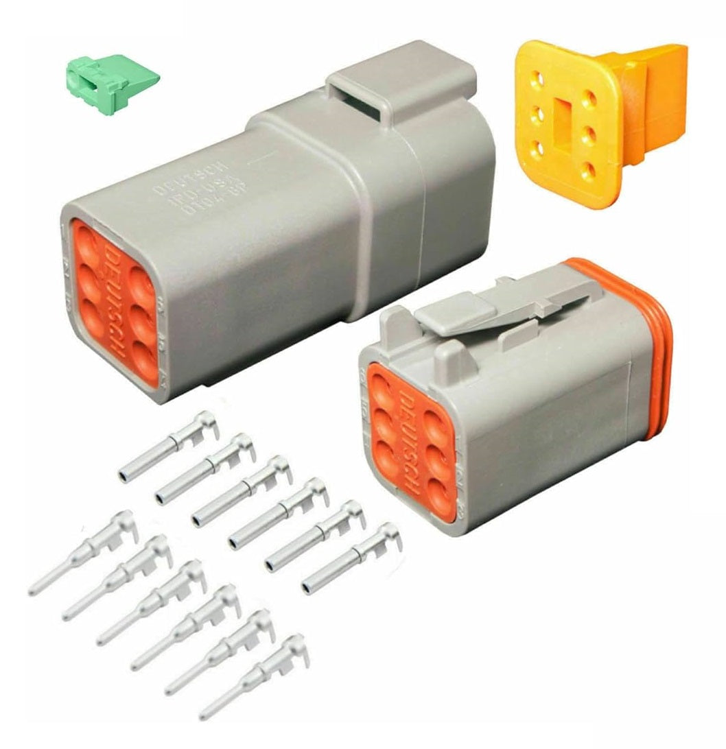 DT04-6P/DT06-6S Waterproof Automotive Connector Kit - (AD39569)