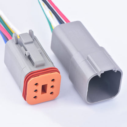 DT04-6P/DT06-6S Waterproof Automotive Connector Kit - (AD39569)