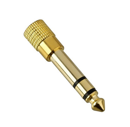 3.5mm Female to 1/4'' Male Stereo Audio Jack Adapter (44mm) - (AD39680)