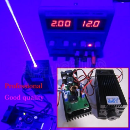 High Power 12V @ 2.5W 450nm Laser Module - (AD39690)