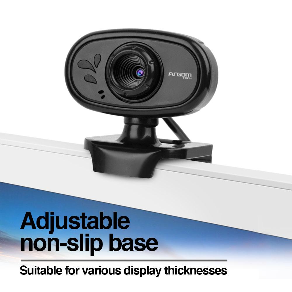 ARG-WC-9120BK Argom USB HD WebCam With Microphone - (AD39748)
