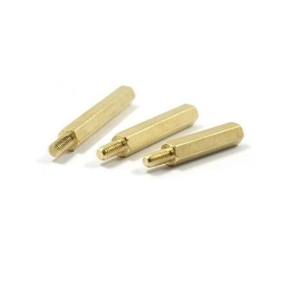 15mm M3 Male - Female Brass Spacer - (AD39853)