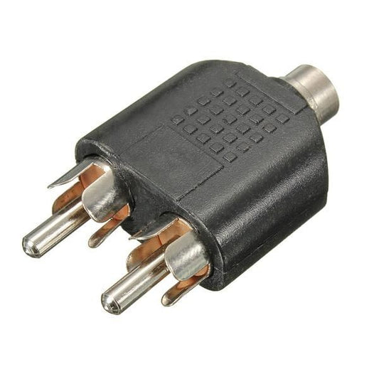 P-260 RCA Jack to Dual RCA Plug Adapter - (AD39918)