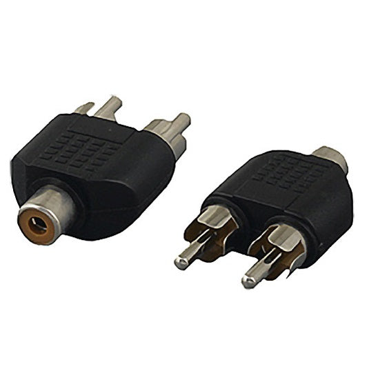P-260 RCA Jack to Dual RCA Plug Adapter - (AD39918)