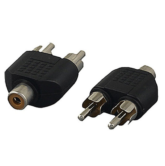 P-260 RCA Jack to Dual RCA Plug Adapter - (AD39918)
