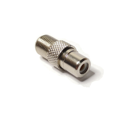 F-65 RCA Female to RG6 Coaxial Female Adapter - (AD39946)