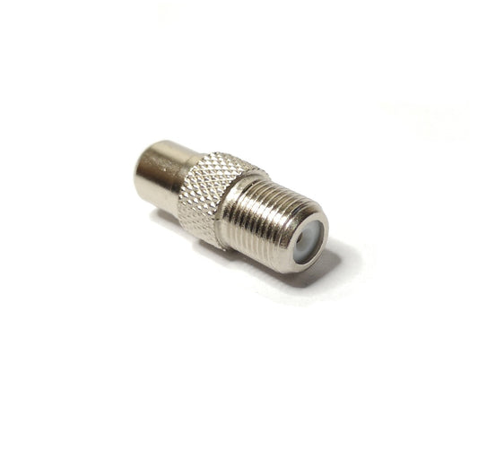 F-65 RCA Female to RG6 Coaxial Female Adapter - (AD39946)