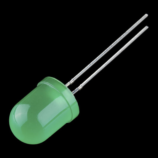 Green LED 10mm Diffused - (AD40124)