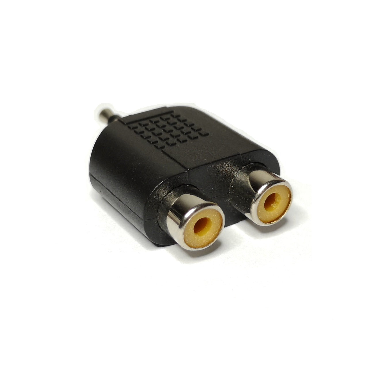 P-245 3.5mm Mono Plug to Dual RCA Jack Adapter - (AD40162)