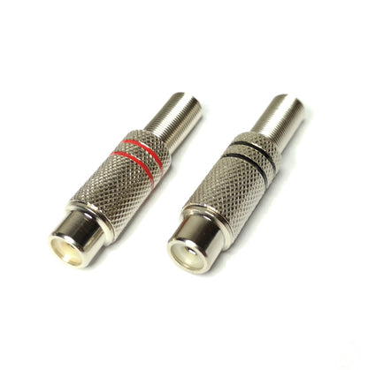 P-124A Metallic RCA Jack [2 PCS] - (AD40166)