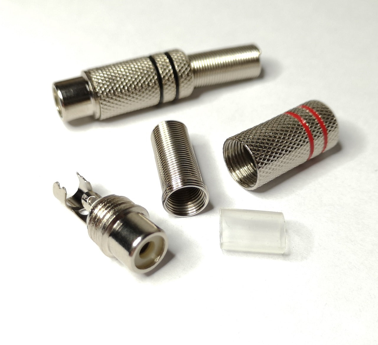P-124A Metallic RCA Jack [2 PCS] - (AD40166)