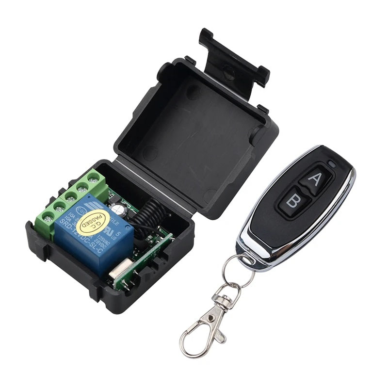 1-Channel 433MHz Wireless Remote Control Relay RF Transmitter 12VDC (A-B Function) - (AD40253)