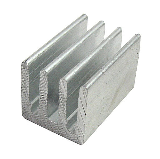 TO-220 4-Fin Aluminum Heatsink - (AD40299)