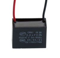 CBB61 - 3uF @ 450VAC Capacitor Arranque - (AD40850)