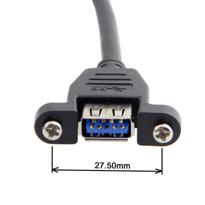 Cable Extension USB Tipo A - 0.92m Montaje Panel - (AD4142)