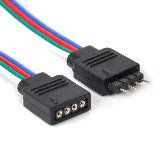 4 Pin Male Connector Cable For LED Strip - (AD41751)