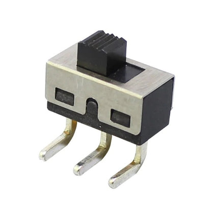 SS12D06 SPDT Slide Switch with Right Angle Terminals 250VAC @ 3A - (AD42565)