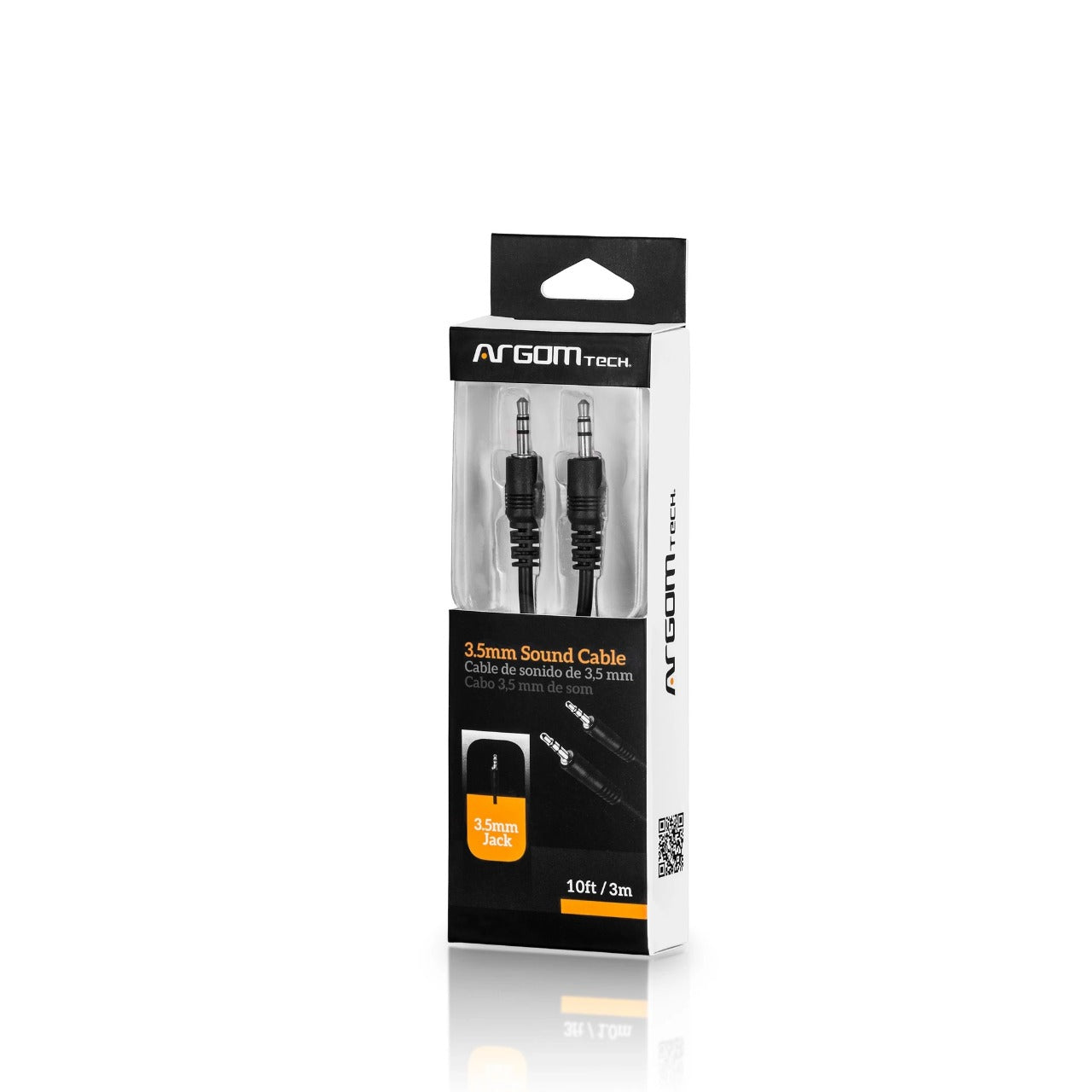 ARG-CB-0032 Argom Cable 3.5mm to 3.5mm M/M - 10Ft. - (AD43655)