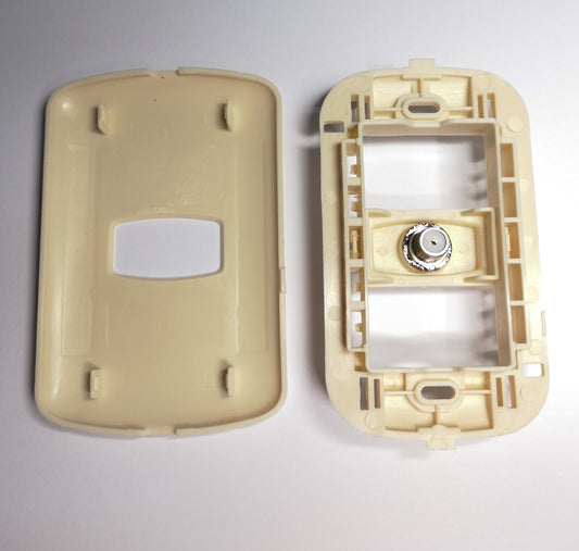 P1152 F-Type Female Coaxial Wall Plate - (AD44773)