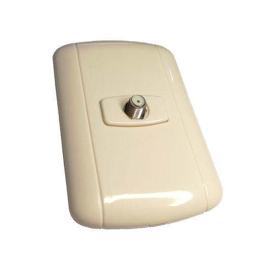 P1152 F-Type Female Coaxial Wall Plate - (AD44773)