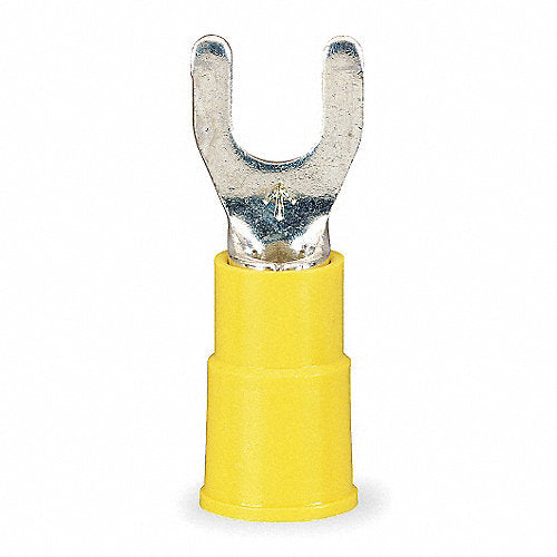 T-50 #10 Yellow Spade Terminal [10-12AWG] - (AD46330)