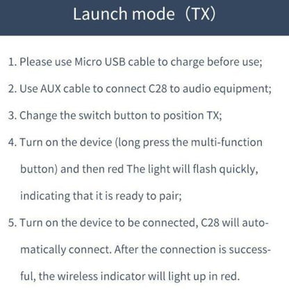 Bluetooth 5.0 Transmitter - Receiver 2 in 1 Adapter - (AD47718)