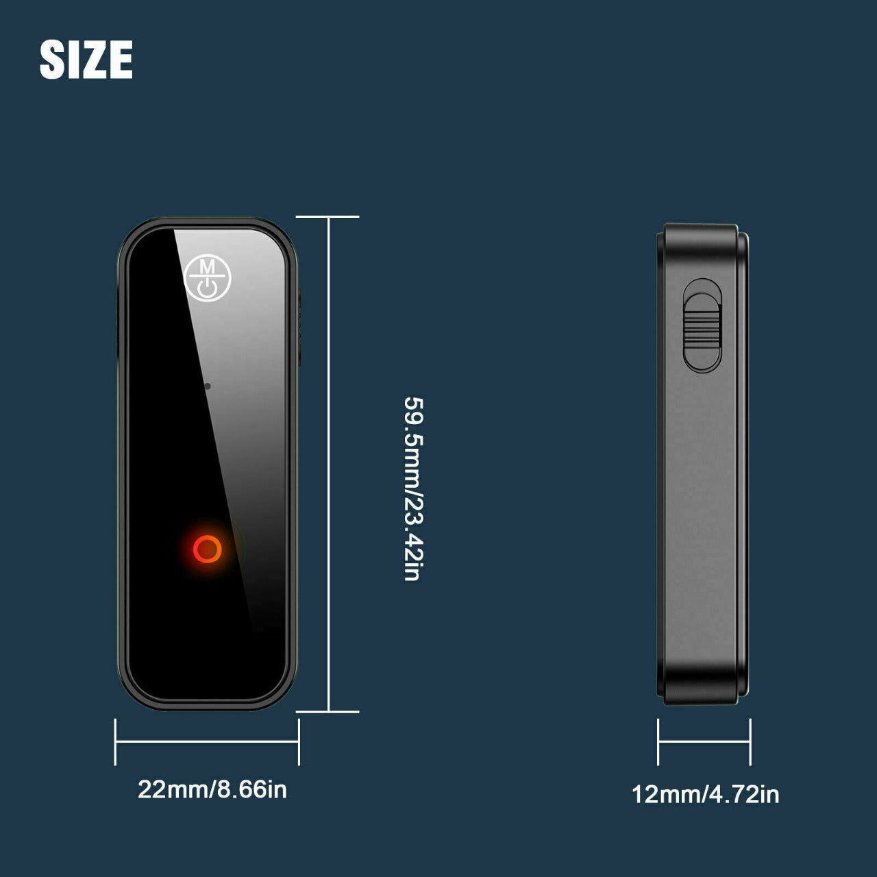 Bluetooth 5.0 Transmitter - Receiver 2 in 1 Adapter - (AD47718)