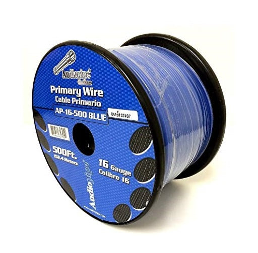 AP-16-500BL Cable Automotriz 16 AWG Azul [METRO] - (AD49116)